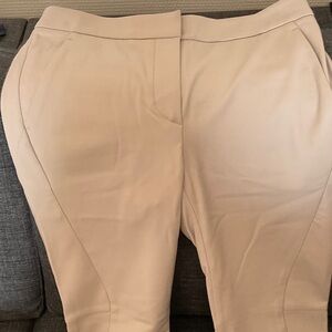 NWOT BRUNELLO CUCINELLI US 6 IT42 beige wool pants classic and gorgeous